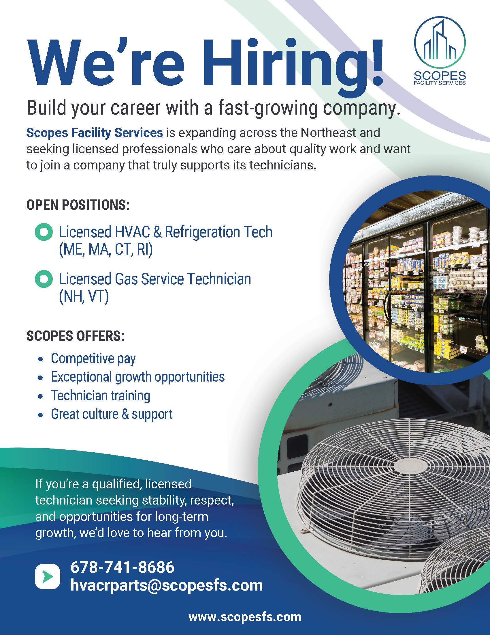 Scopes Facility Services is hiring!